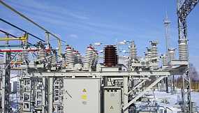 Open transformer substation